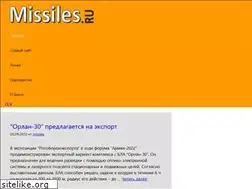 Sites similar to missiles.ru