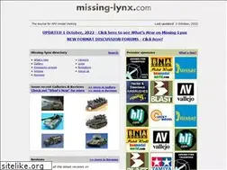 Sites similar to missing-lynx.com