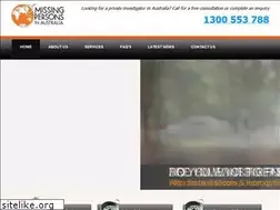 Sites similar to missingpersonsinaustralia.com.au