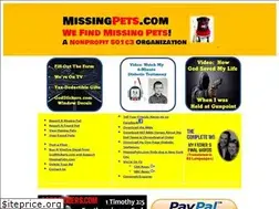 Sites similar to missingpets.com