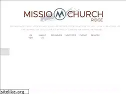 Sites similar to missiochurch.faith