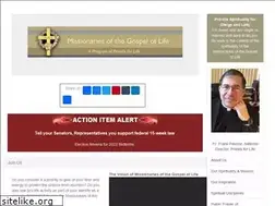 Sites similar to missionariesofthegospeloflife.org