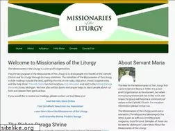 Sites similar to missionariesoftheliturgy.com