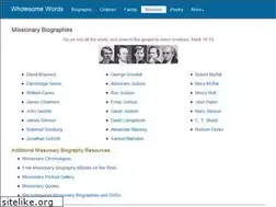 Sites similar to missionarybiographies.com