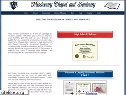 Sites similar to missionarychapel.com