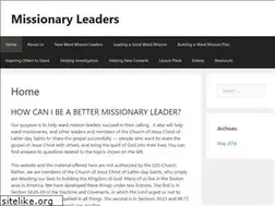 Sites similar to missionaryleaders.org