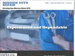 Sites similar to missionautorepair.com
