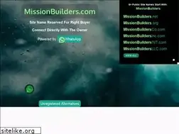 Sites similar to missionbuilders.com