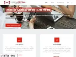 Sites similar to missioncriticalemail.com