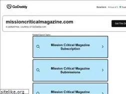 Sites similar to missioncriticalmagazine.com