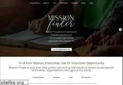 Sites similar to missionfinder.org