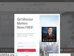 Sites similar to missionmatters.com