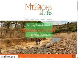 Sites similar to missionsforlife.net