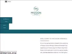 Sites similar to missionspringsapts.com