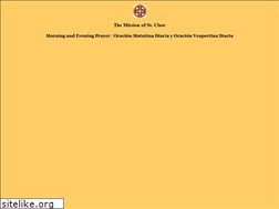 Sites similar to missionstclare.com