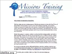 Sites similar to missionstraining.org