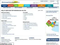 Sites similar to mississaugahaltonhealthline.ca