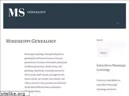 Sites similar to mississippigenealogy.com