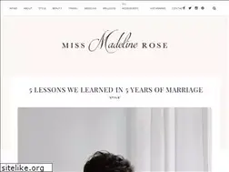 Sites similar to missmadelinerose.com