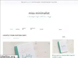 Sites similar to missminimalist.com