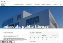 Sites similar to missoulapubliclibrary.org