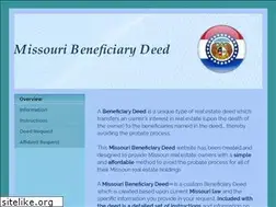 Sites similar to missouribeneficiarydeed.com
