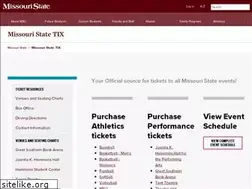 Sites similar to missouristatetix.com