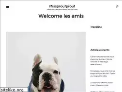 Sites similar to missproutprout.com