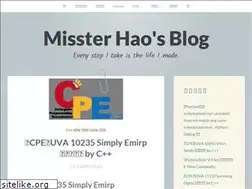 Sites similar to missterhao.me