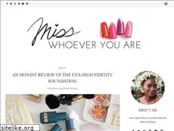 Sites similar to misswhoeveryouare.com