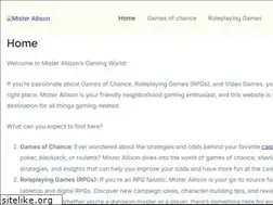Sites similar to misterallison.com