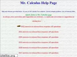 Sites similar to mistercalculus.com