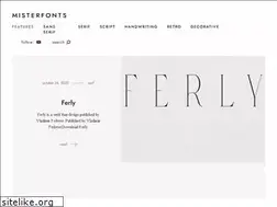 Sites similar to misterfonts.com