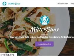 Sites similar to mistersnax.com