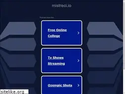 Sites similar to mistreci.io