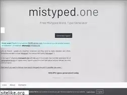 Sites similar to mistyped.one