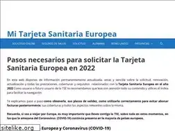 Sites similar to mitarjetasanitariaeuropea.es