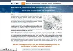 Sites similar to mitcalc.cz