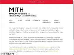 Sites similar to mith.umd.edu