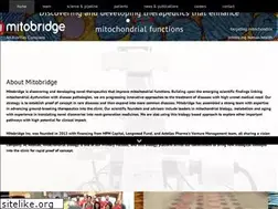Sites similar to mitobridge.com