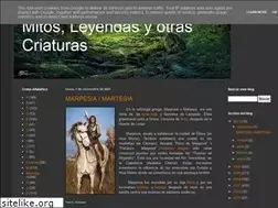 Sites similar to mitosleyendascriaturas.blogspot.com