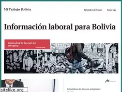 Sites similar to mitrabajobolivia.com