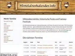 Sites similar to mittelalterkalender.info