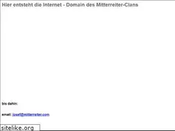 Sites similar to mitterreiter.com