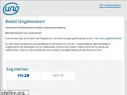 Sites similar to mitungdomskort.dk