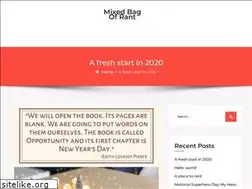 Sites similar to mixedbagofrant.com