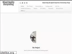 Sites similar to mixedrealitystorytelling.net