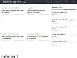 Sites similar to mixergrinderguru.in