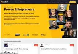 Sites similar to mixergy.com