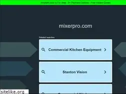 Sites similar to mixerpro.com
